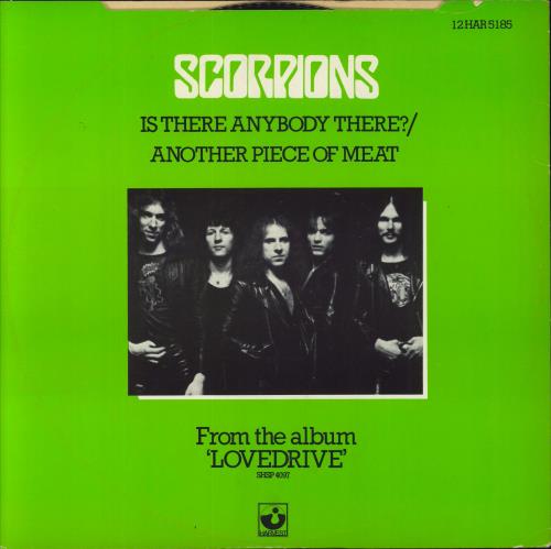 Scorpions Is There Anybody There? 12" vinyl single (12 inch record / Maxi-single) UK SCO12IS832817