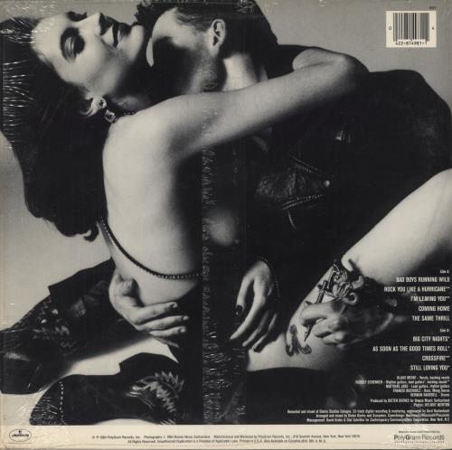 Scorpions Love At First Sting vinyl LP album (LP record) US SCOLPLO889627