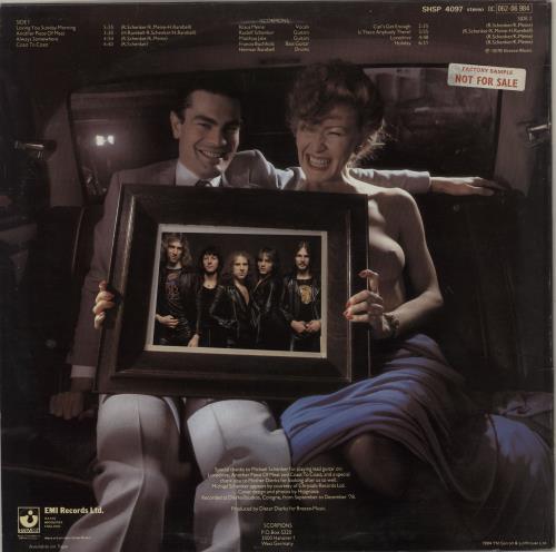 Scorpions Lovedrive - Sample vinyl LP album (LP record) UK SCOLPLO754040