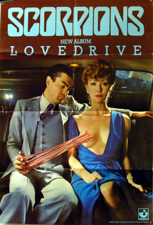 Scorpions Lovedrive poster UK SCOPOLO634276