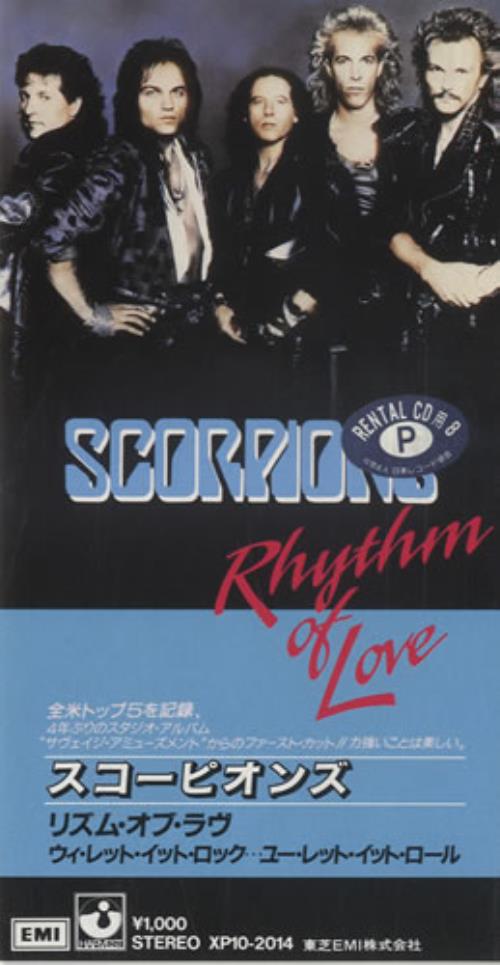 Scorpions Rhythm Of Love 3" CD single (CD3) Japanese SCOC3RH18808