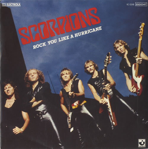 Scorpions Rock You Like A Hurricane 7" vinyl single (7 inch record / 45) German SCO07RO456971
