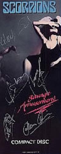 Scorpions Savage Amusement - Autographed Sleeve only display US SCODISA185650