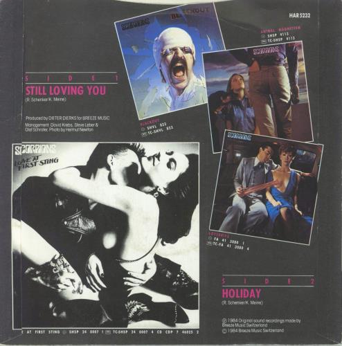 Scorpions Still Loving You 7" vinyl single (7 inch record / 45) UK SCO07ST564917