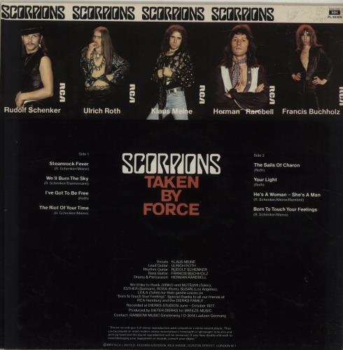 Scorpions Taken By Force - 2nd vinyl LP album (LP record) UK SCOLPTA687607