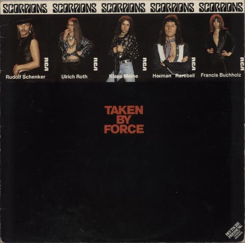 Scorpions Taken By Force - EX vinyl LP album (LP record) German SCOLPTA880324