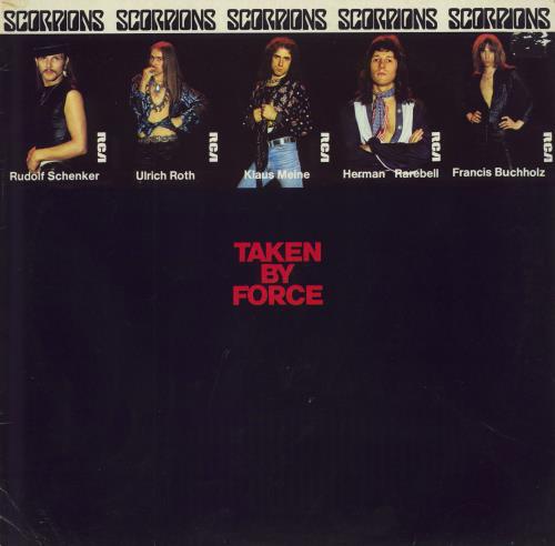 Scorpions Taken By Force vinyl LP album (LP record) UK SCOLPTA790965