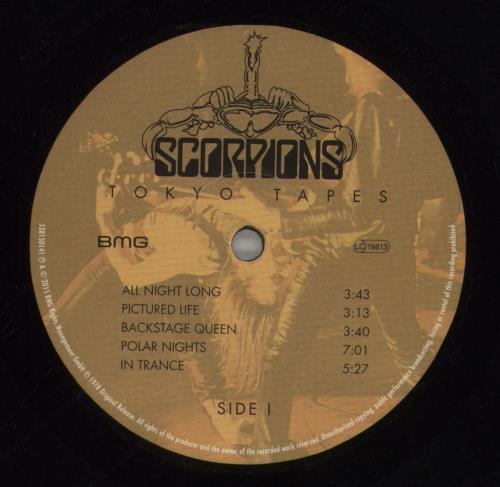 Scorpions Tokyo Tapes - 180g 2-LP vinyl record set (Double LP Album) UK SCO2LTO859769