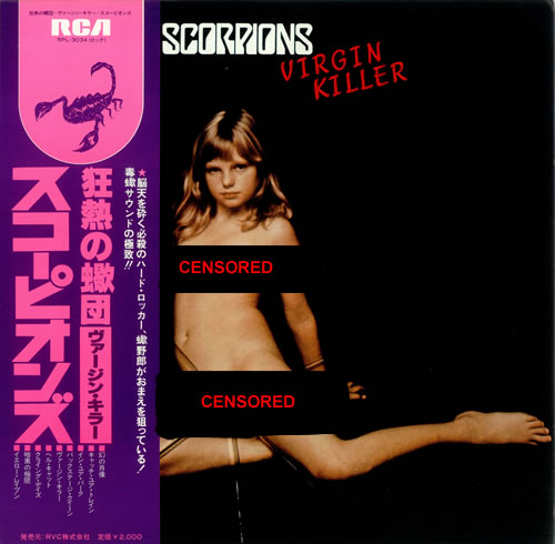Scorpions Virgin Killer - Banned Sleeve vinyl LP album (LP record) Japanese SCOLPVI438924