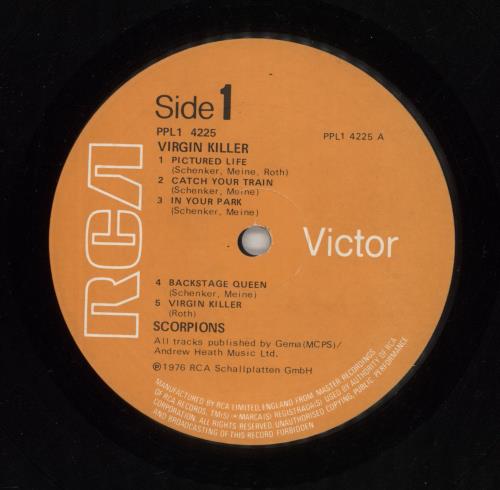 Scorpions Virgin Killer vinyl LP album (LP record) UK SCOLPVI389944