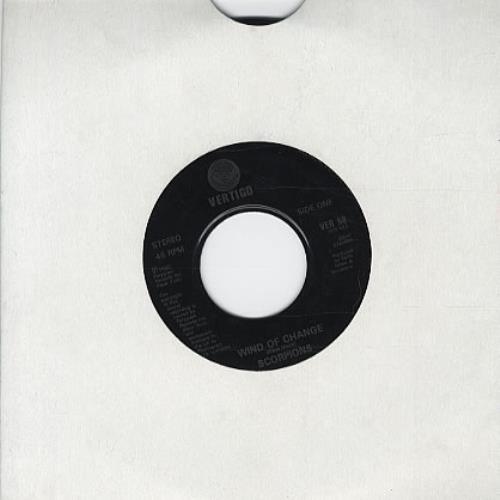 Scorpions Wind Of Change - Jukebox Issue 7" vinyl single (7 inch record / 45) UK SCO07WI326524
