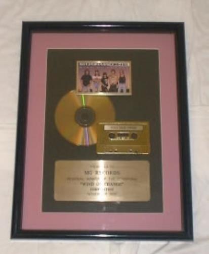 Scorpions Wind Of Change award disc UK SCOAWWI179227
