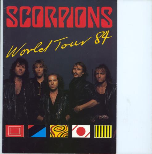 Scorpions World Tour '84 + Merch Insert & Patch tour programme UK SCOTRWO783166