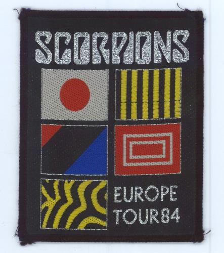 Scorpions World Tour '84 + Merch Insert & Patch tour programme UK SCOTRWO783166