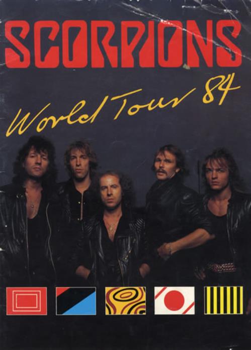 Scorpions World Tour '84 - EX tour programme UK SCOTRWO557344