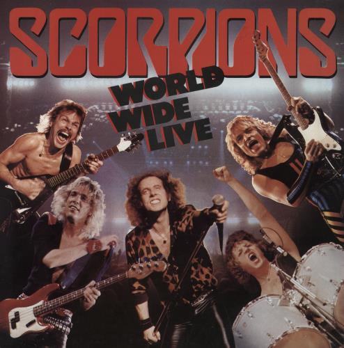 Scorpions World Wide Live 2-LP vinyl record set (Double LP Album) UK SCO2LWO277079