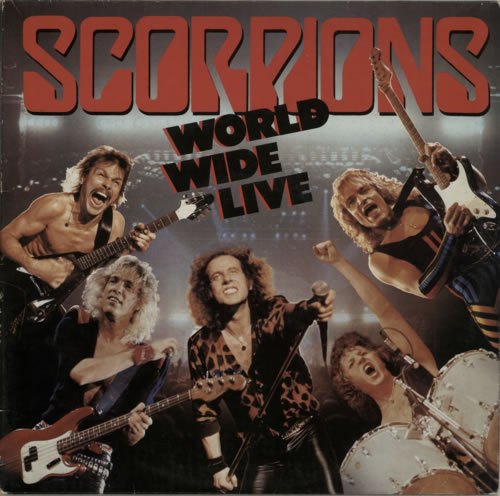 Scorpions World Wide Live 2-LP vinyl record set (Double LP Album) German SCO2LWO619464