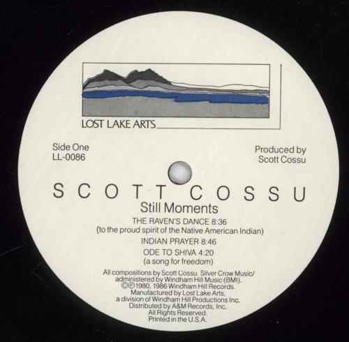 Scott Cossu Still Moments vinyl LP album (LP record) US UF7LPST892626