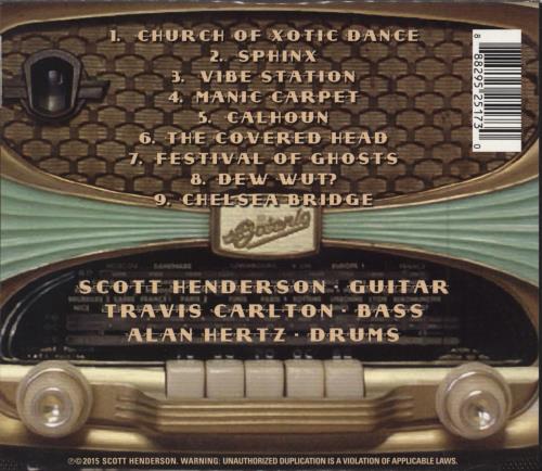 Scott Henderson Vibe Station CD album (CDLP) US 4ERCDVI784636