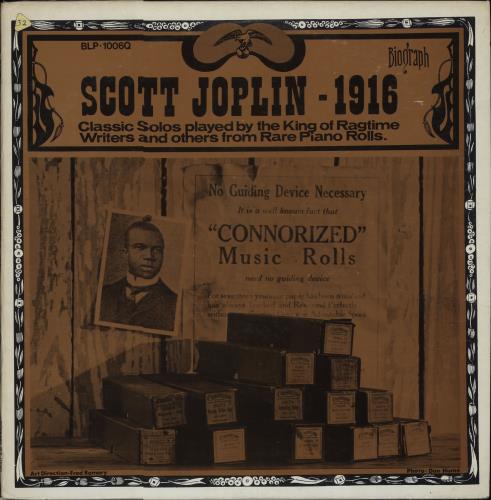 Scott Joplin 1916 vinyl LP album (LP record) US OT1LP672860