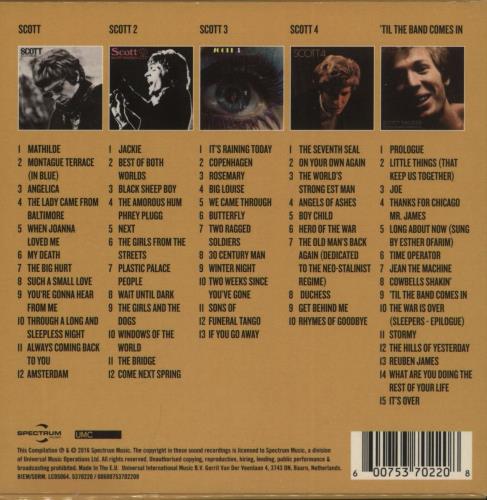 Scott Walker 5 Classic Albums CD Album Box Set UK SWLDXCL660174