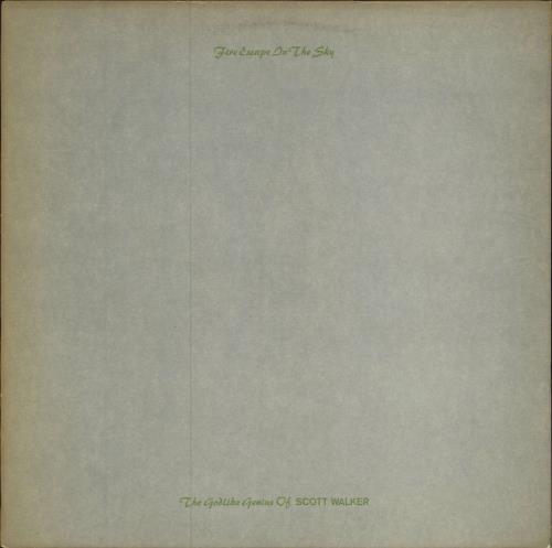 Scott Walker Fire Escape In The Sky - The Godlike Genius Of Scott Walker - VG vinyl LP album (LP record) UK SWLLPFI783352