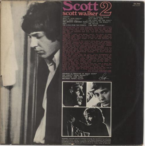 Scott Walker Scott 2 - EX vinyl LP album (LP record) UK SWLLPSC749572