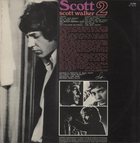 Scott Walker Scott 2 - VG vinyl LP album (LP record) UK SWLLPSC571787