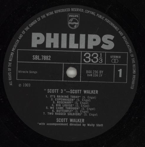 Scott Walker Scott 3 - EX vinyl LP album (LP record) UK SWLLPSC491863