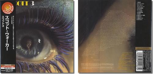 Scott Walker Scott 3 CD album (CDLP) Japanese SWLCDSC393835