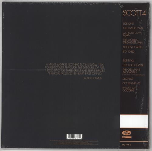 Scott Walker Scott 4 - Half-Speed Mastered - Sealed vinyl LP album (LP record) UK SWLLPSC730104