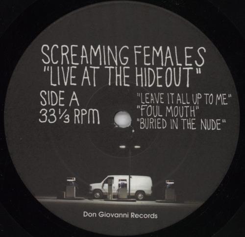 Screaming Females Live At The Hideout 2-LP vinyl record set (Double LP Album) US 6F72LLI824865
