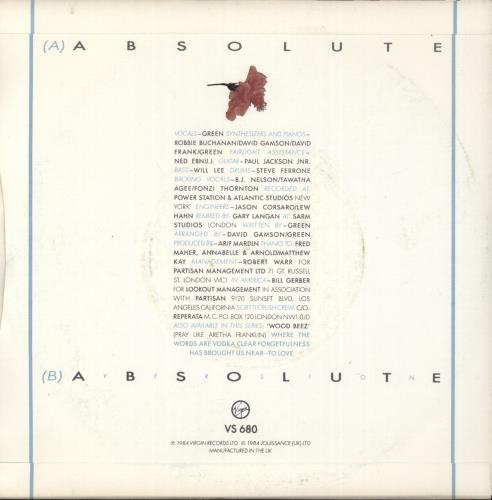 Scritti Politti Absolute 7" vinyl single (7 inch record / 45) UK SCR07AB163234