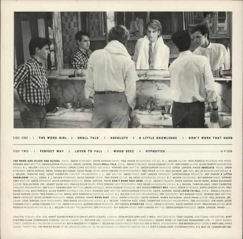 Scritti Politti Cupid & Psyche 85 - Embossed vinyl LP album (LP record) UK SCRLPCU260336