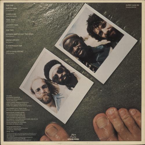 Sea Level Sea Level vinyl LP album (LP record) UK SE7LPSE507635