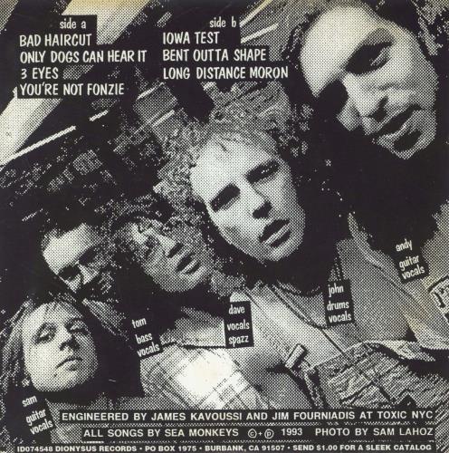 Sea Monkeys Bad Haircut - Red Vinyl 7" vinyl single (7 inch record / 45) US 8IF07BA870547