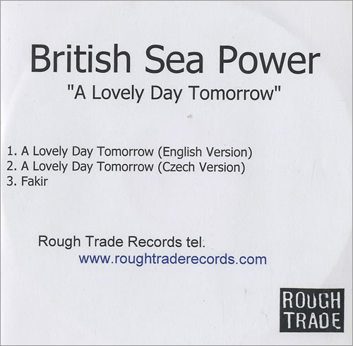 Sea Power A Lovely Day Tomorrow CD-R acetate UK BPWCRAL280067