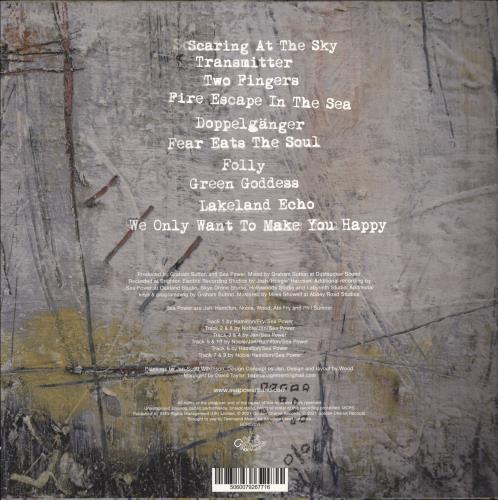 Sea Power Everything Was Forever - Yellow vinyl + Artwork print vinyl LP album (LP record) UK BPWLPEV786323