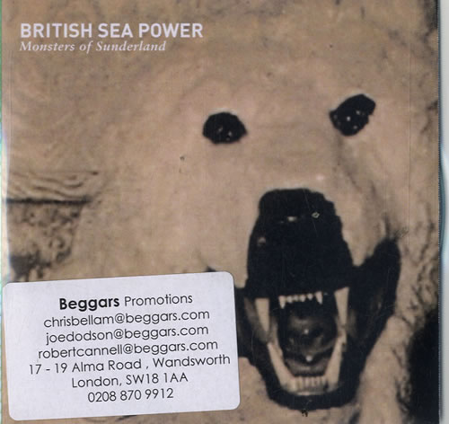 Sea Power Monsters Of Sunderland CD-R acetate UK BPWCRMO594500