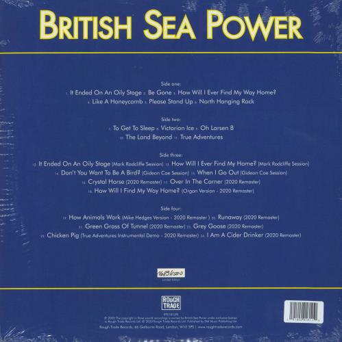 Sea Power Open Season - Blue Vinyl/Picture Disc - Sealed 2-LP vinyl record set (Double LP Album) UK BPW2LOP817189