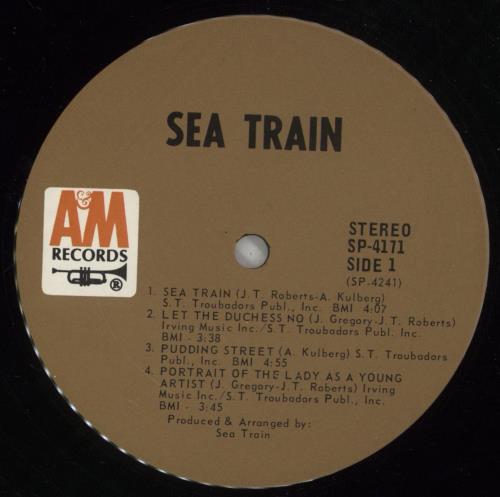 Sea Train Sea Train vinyl LP album (LP record) US S2RLPSE872381