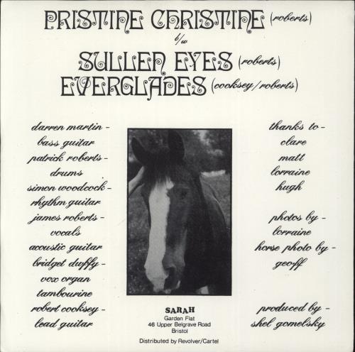 Sea Urchins Pristine Christine 7" vinyl single (7 inch record / 45) UK S-U07PR74123