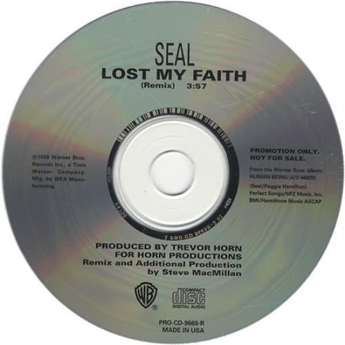 Seal Lost My Faith CD single (CD5 / 5") US SEAC5LO145501