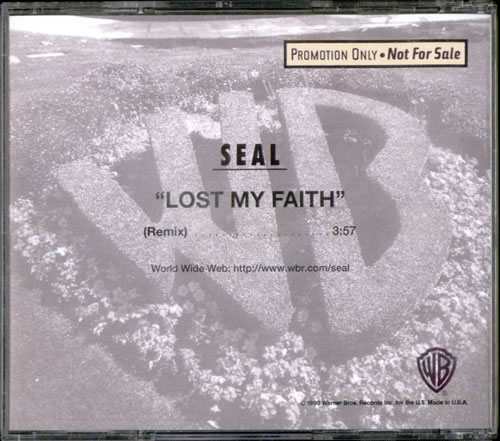 Seal Lost My Faith CD single (CD5 / 5") US SEAC5LO157937