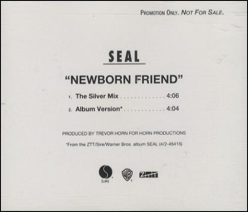 Seal Newborn Friend CD single (CD5 / 5") US SEAC5NE37508