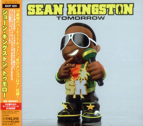 Sean Kingston Tomorrow CD album (CDLP) Japanese S-XCDTO503181