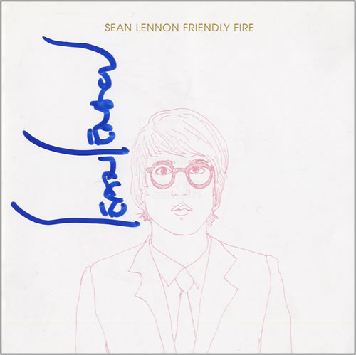 Sean Lennon Friendly Fire - Autographed 2-disc CD/DVD set UK LNN2DFR460638