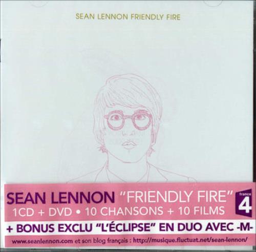 Sean Lennon Friendly Fire 2-disc CD/DVD set French LNN2DFR397742