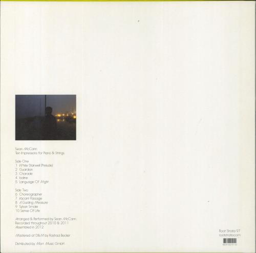 Sean McCann Ten Impressions for Piano & Strings vinyl LP album (LP record) UK 4EJLPTE808968