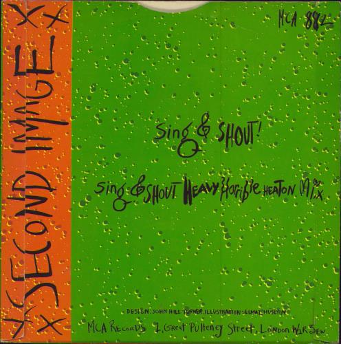 Second Image Sing & Shout 7" vinyl single (7 inch record / 45) UK UEC07SI783418